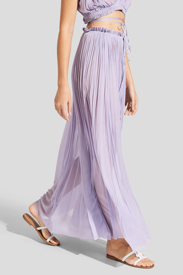 Antigone lavender maxi skirt