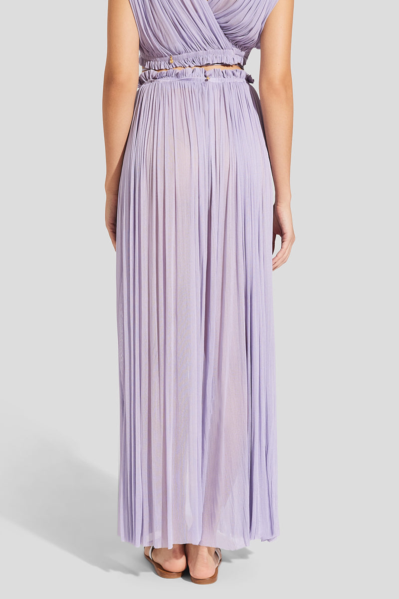 Antigone lavender maxi skirt