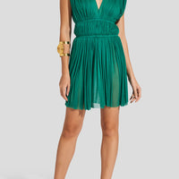 Vereniki emerald mini dress