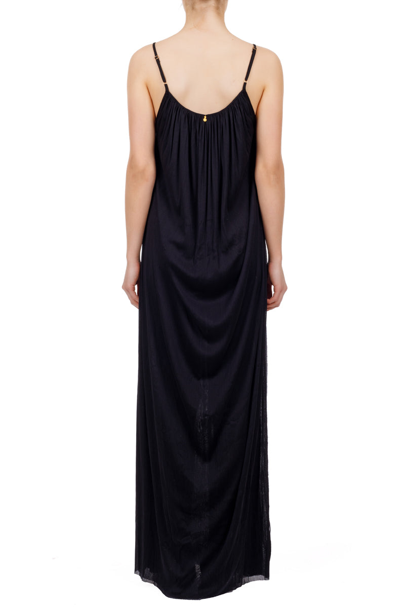 Antiope black maxi dress