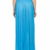 Antigone turquoise maxi skirt