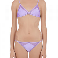 Grace purple triangle bikini