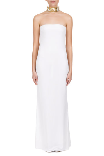 Kassandra white maxi dress