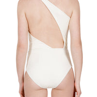 Rini white one-shoulder swimsuit