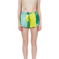Fano multicolor silk shorts