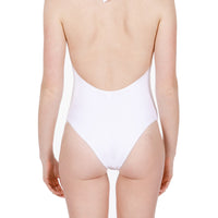 Olympias white swimsuit
